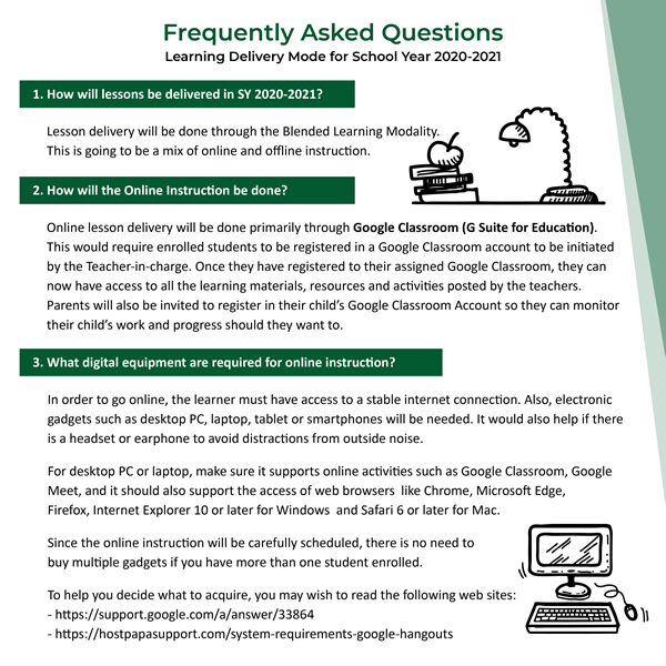 learning modality faq