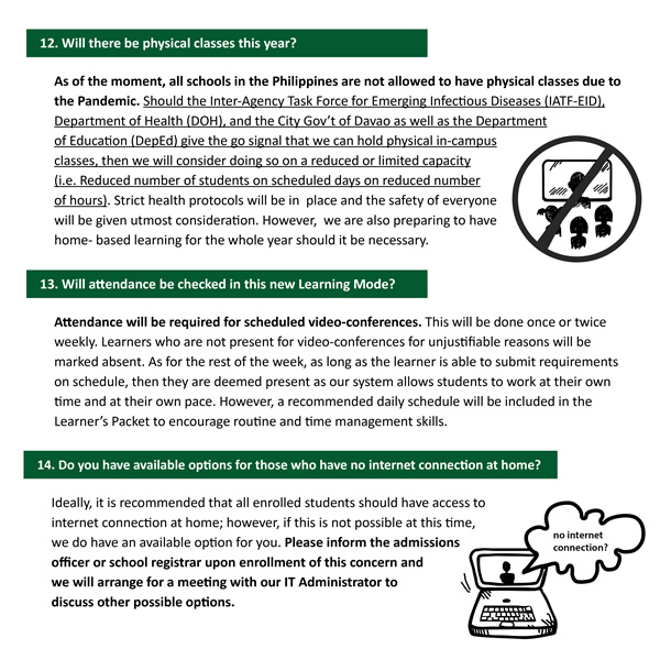 learning modality faq